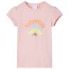 Kids' T-shirt Light Pink 128 Colour pink Size 128 (7-8y) 