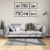 Shaggy Rug PAMPLONA High Pile Modern Grey 120x120 cm Colour grey Size 120 x 120 cm 