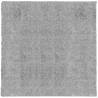 Shaggy Rug PAMPLONA High Pile Grey 120x120 cm | Hipomarket