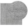 Shaggy Rug PAMPLONA High Pile Grey 120x120 cm | Hipomarket