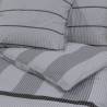 Grey 200x200 cm Cotton Duvet Cover Set | Soft & Elegant