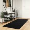 Shaggy Rug PAMPLONA High Pile Modern Black 80x200 cm Colour black Size 80 x 200 cm 