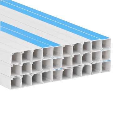 Cable Trunking Self-Adhesive 15x10mm 30m PVC - HipoMarket