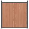 Brown WPC Fence Panel 1737x186 cm - Durable & Stylish