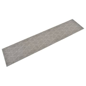 Kitchen Rug Washable Rhombus 60x300 cm - Stylish & Plush