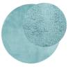 Rug OVIEDO Short Pile Green Ø 80 cm - Comfort & Style