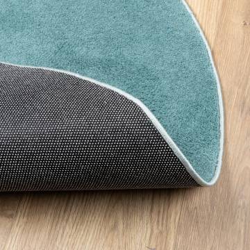 Rug OVIEDO Short Pile Green Ø 200 cm - Stylish & Soft