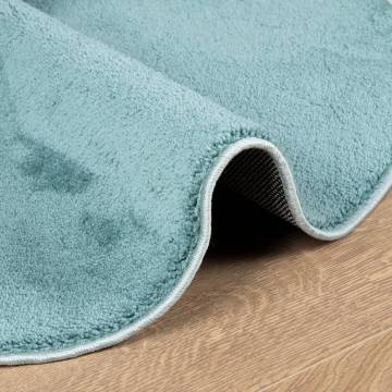 Rug OVIEDO Short Pile Green Ø 200 cm - Stylish & Soft