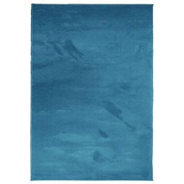 OVIEDO Short Pile Turquoise Rug 140x200 cm - Comfort & Style