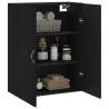 Wall Mounted Cabinet Black - Stylish Storage Solution