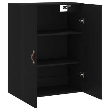 Wall Mounted Cabinet Black - Stylish Storage Solution