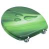 Stylish Green Water Drop MDF Toilet Seat with Lid | Hipomarket