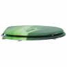 Stylish Green Water Drop MDF Toilet Seat with Lid | Hipomarket