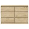 SAUDA Oak Drawer Cabinet - Solid Pine Wood Storage Solution