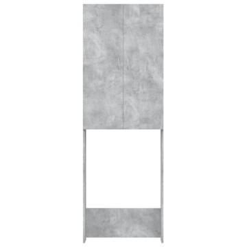 Washing Machine Cabinet Concrete Grey | Stylish & Functional