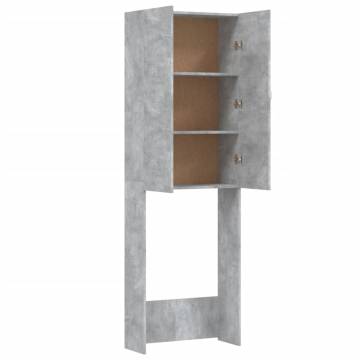 Washing Machine Cabinet Concrete Grey | Stylish & Functional