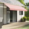 Replacement Fabric Awning - Red and White Stripe 3.5x2.5 m