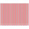 Replacement Fabric Awning - Red and White Stripe 3.5x2.5 m