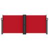 Retractable Side Awning Red - 100x600 cm | Hipomarket UK