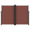 Retractable Side Awning Brown 180x600 cm | Hipo Market