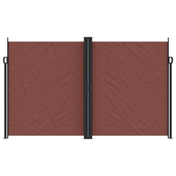 Retractable Side Awning Brown 200x600 cm | Hipomarket UK