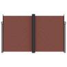 Retractable Side Awning Brown 200x600 cm | Hipomarket UK