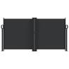 Retractable Side Awning Black 120x600 cm - Privacy Screen