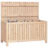 Garden Storage Box 121x55x64 cm - Solid Pine Wood