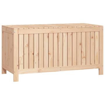 Garden Storage Box 121x55x64 cm - Solid Pine Wood