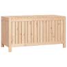 Garden Storage Box 121x55x64 cm - Solid Pine Wood