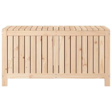 Garden Storage Box 121x55x64 cm - Solid Pine Wood