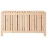 Garden Storage Box 121x55x64 cm - Solid Pine Wood