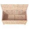 Garden Storage Box 121x55x64 cm - Solid Pine Wood