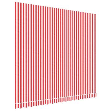 Replacement Awning Fabric Red & White Stripe (4x3.5m)