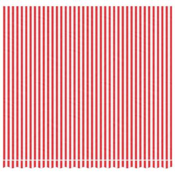 Replacement Awning Fabric Red & White Stripe (4x3.5m)