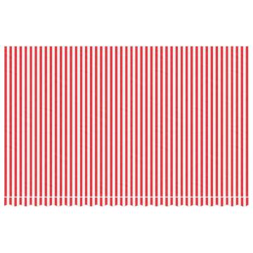 Replacement Awning Fabric - Red & White Stripe 5x3m