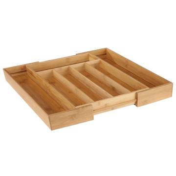 HI Bamboo Cutlery Tray Extendable | Stylish Kitchen Organizer