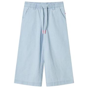 Kids' Soft Denim Blue Pants - Size 140 | HipoMarket