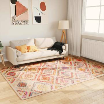 Washable Multicolour Rug 160x230 cm – Anti Slip & Stylish