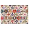 Washable Multicolour Rug 120x180 cm | Anti Slip & Durable