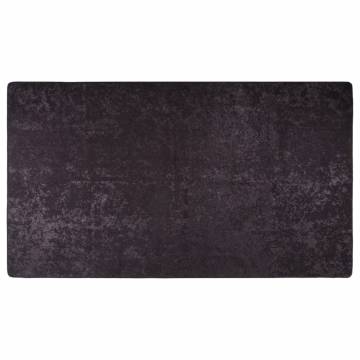 Washable Anthracite Rug 190x300 cm - Soft & Anti Slip