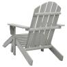 Garden Chair with Ottoman - Elegant Outdoor Seating | Hipo Market