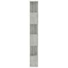 Concrete Grey Book Cabinet & Room Divider - 80x24x192 cm