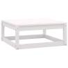 Garden Footstool 70x70x30 cm White Solid Wood Pine Colour white Quantity in Package 1 Model footstool Number of 