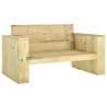 Garden Bench 139 cm - Durable Impregnated Pinewood