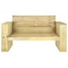 Garden Bench 139 cm - Durable Impregnated Pinewood