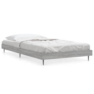 Grey Sonoma Bed Frame 90x190 cm - Stylish & Durable