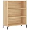 Stylish Highboard Sonoma Oak - Durable Engineered Wood Design