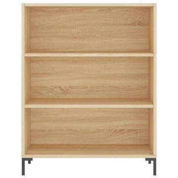 Stylish Highboard Sonoma Oak - Durable Engineered Wood Design