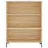 Stylish Highboard Sonoma Oak - Durable Engineered Wood Design